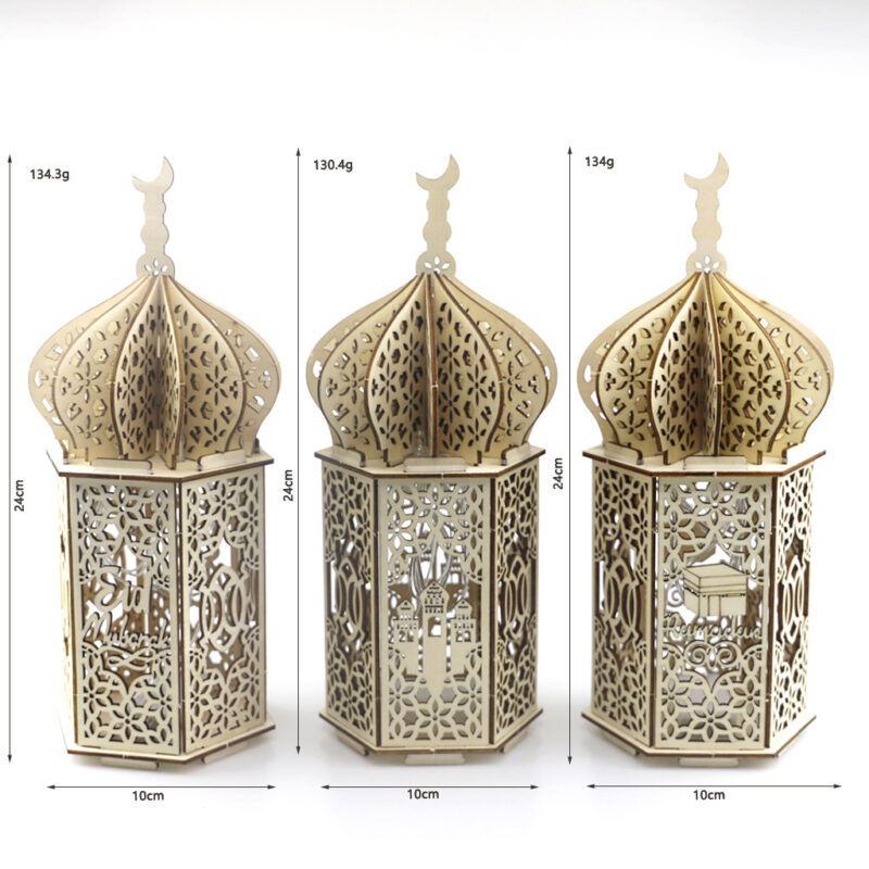 Ramadan Festival Decorative Eooden Crafts Ornaments - Image 5