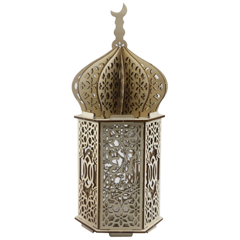 Ramadan Festival Decorative Eooden Crafts Ornaments - Image 7