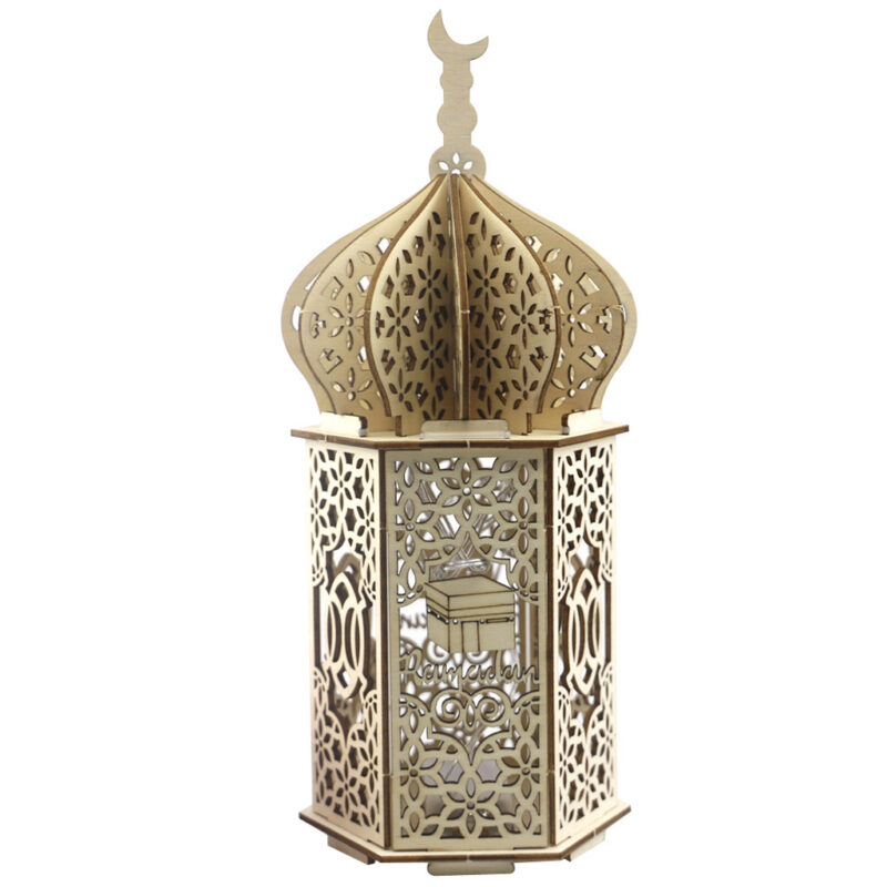 Ramadan Festival Decorative Eooden Crafts Ornaments - Image 9