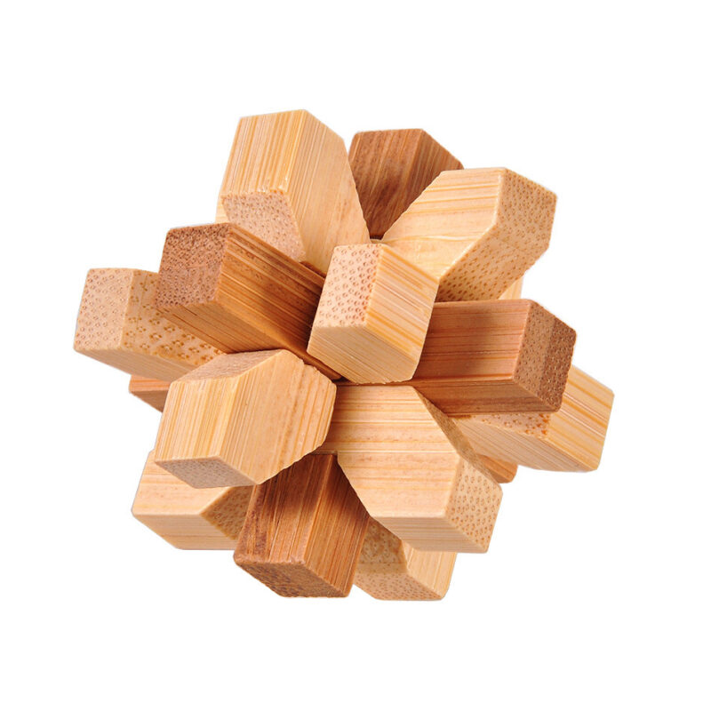 Kongming lock bamboo educational toy - Image 8