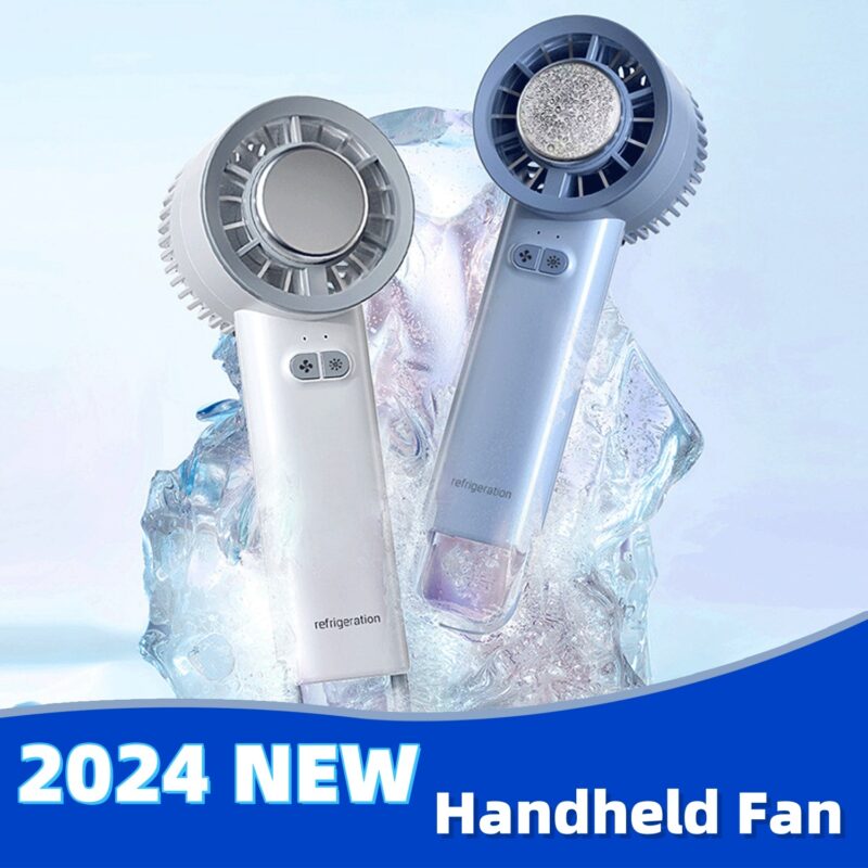 Summer Gadget Handheld Turbo Jet Fan Mini Portable Ice Cold Fan Generation Brushless Motor Wind High Speed Duct Fans Violent Blower - Image 3