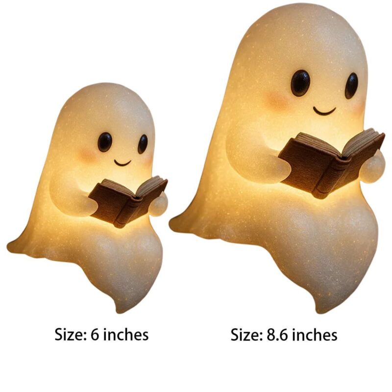 Cute Ghost Reading Lamp Halloween Reading Night Light - Image 4